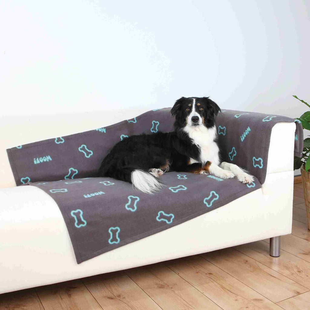 TRIXIE Barney fleecedeken — taupe, 150 × 100 cm — extra productbeeld